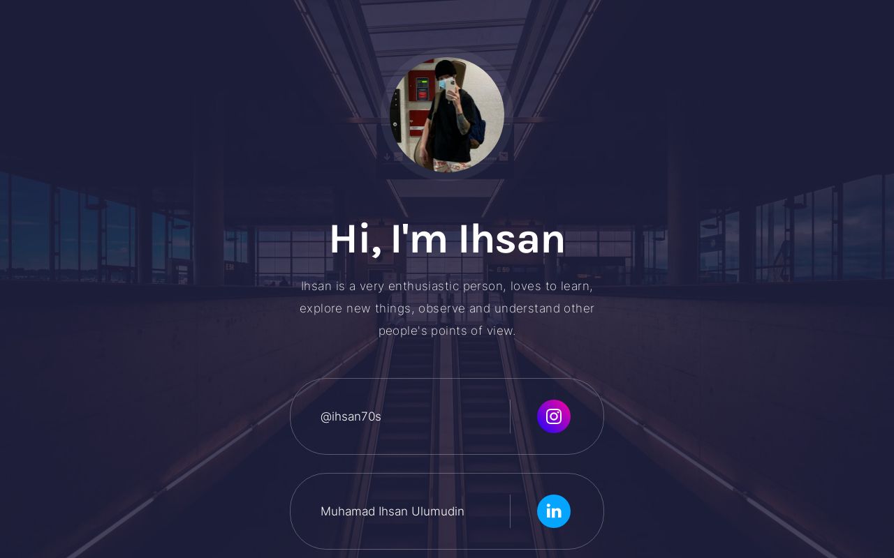 Carrd profile picture for @ihsan70s